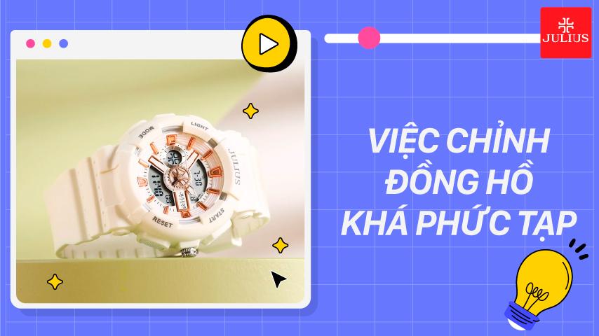 Việc chỉnh đồng hồ điện tử trẻ em khá phức tạp 