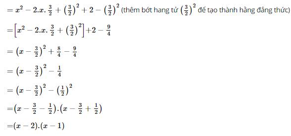 Bài 51, 52, 53, 54, 55, 56, 57, 58 trang 24, 25 SGK Toán 8 tập 1 - Phân tích đa thức thành nhân tử bằng cách phối hợp nhiều phương pháp - luyện tập