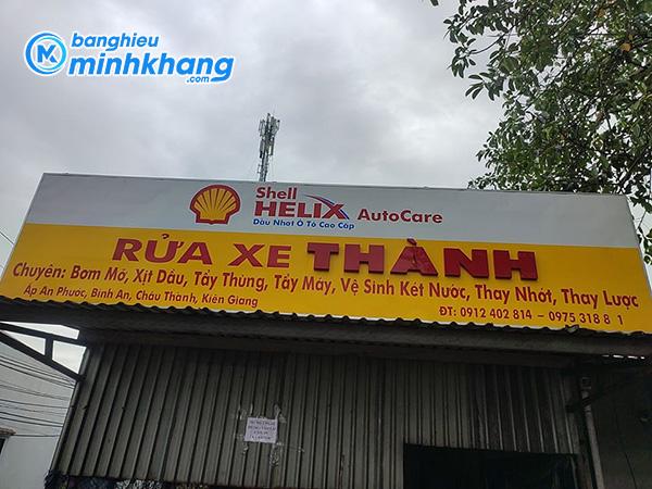 Bảng hiệu rửa xe