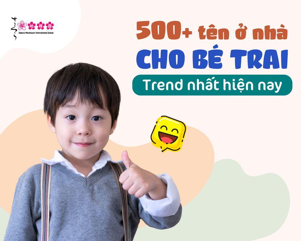 tên ở nhà cho bé trai