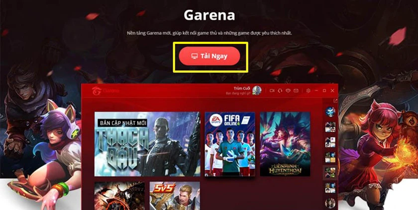 Cách tải Garena về máy tính, điện thoại phiên bản mới nhất