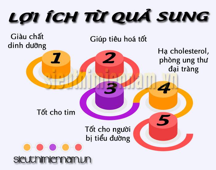 lợi ích từ quả sung mang lại