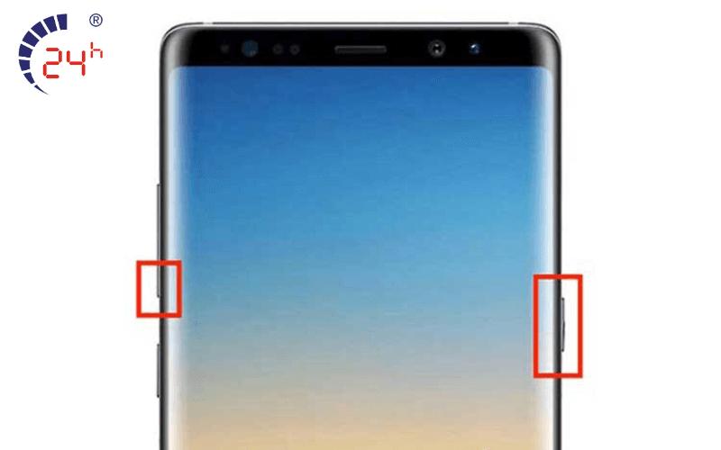 Chụp màn hình bằng phím cứng trên Samsung Note 8