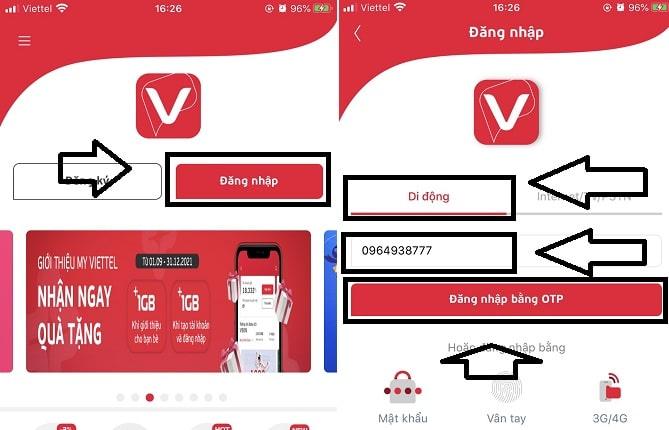 Chia sẻ data Viettel cho thuê bao khác nhanh chóng