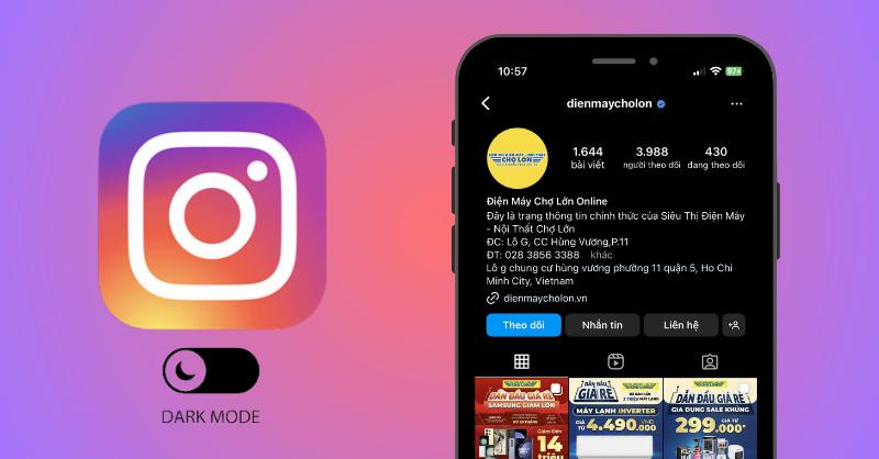 Cách bật chế độ tối trên Instagram đơn giản và nhanh chóng