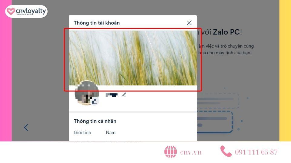 ảnh bìa zalo là gì?