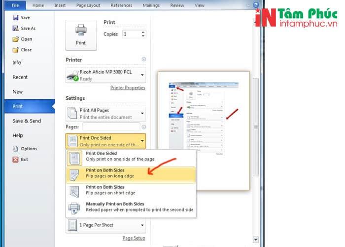 [Chi tiết] Cách in 2 mặt trong Excel 2007, 2010, 2013, 2016