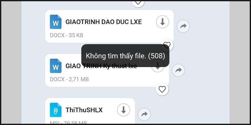 Các bước lấy lại file không tồn tại trên Zalo nhanh chóng