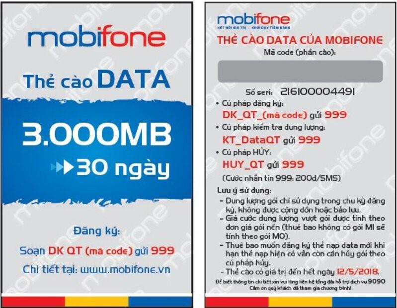 Cách nạp 4G MobiFone nhanh nhất, tiện lợi nhất