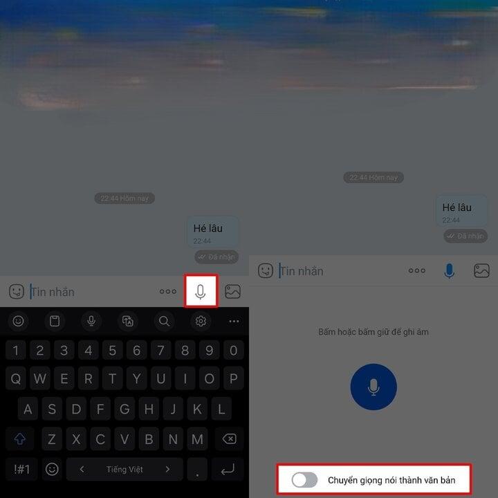 Hướng dẫn cách nhập văn bản bằng giọng nói Zalo cực dễ - 1