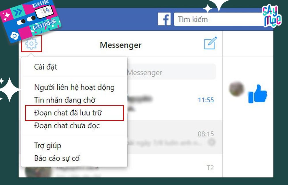 Cách xem tin nhắn lưu trữ trên Messenger và bỏ lưu trữ tin nhắn siêu đơn giản