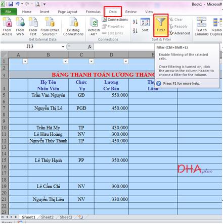 Hướng dẫn xóa nhanh các dòng trống trong bảng dữ liệu Excel