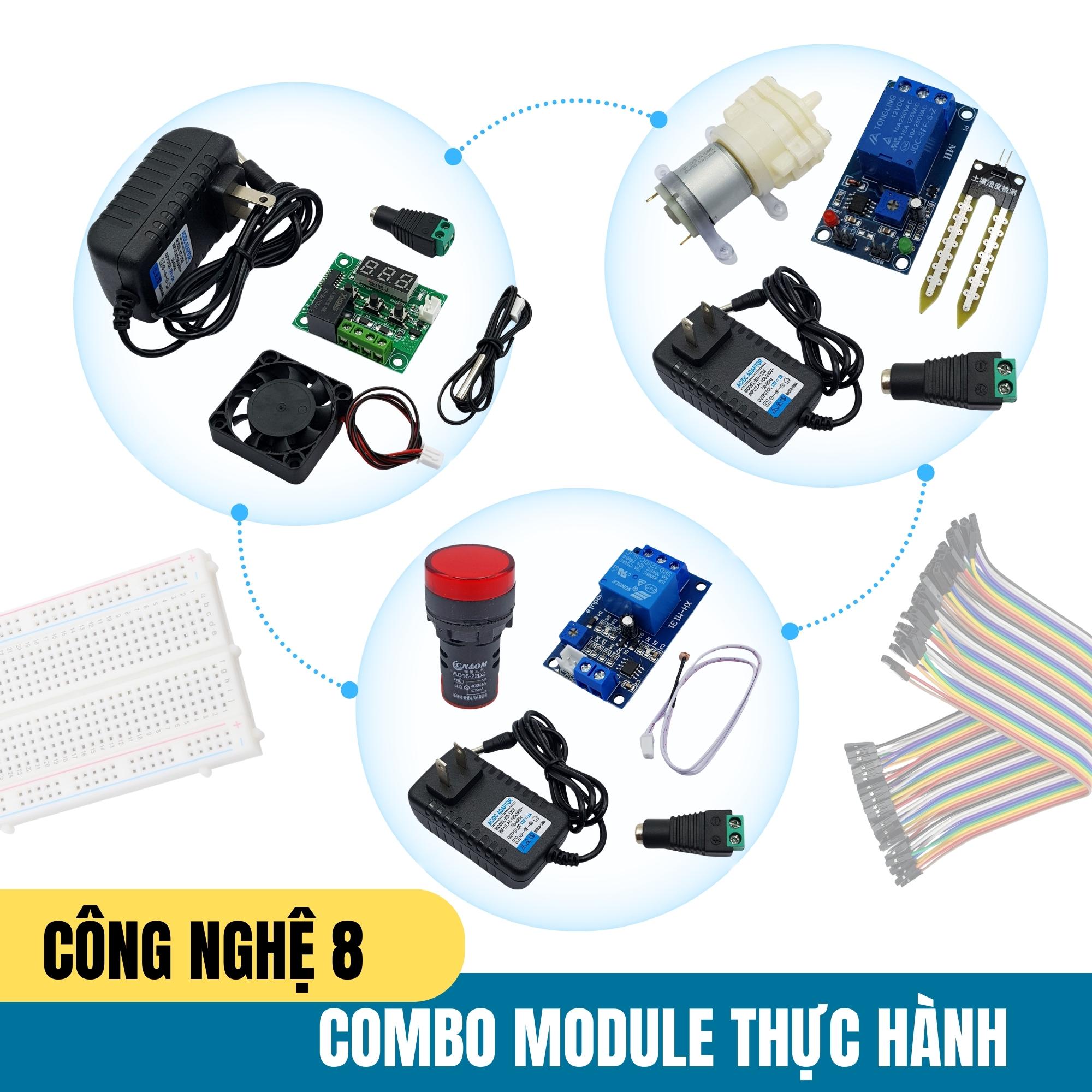 Combo module thực hành công nghệ 8