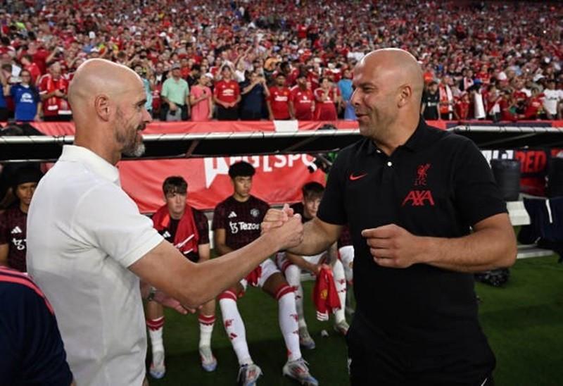 Erik Ten Hag và Arne Slot sẽ có lần đầu tiên đối đầu nhau trong khuôn khổ Ngoại hạng Anh vào cuối tuần này