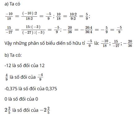 Giải Toán 7 trang 9, 10 Chân trời sáng tạo tập 1