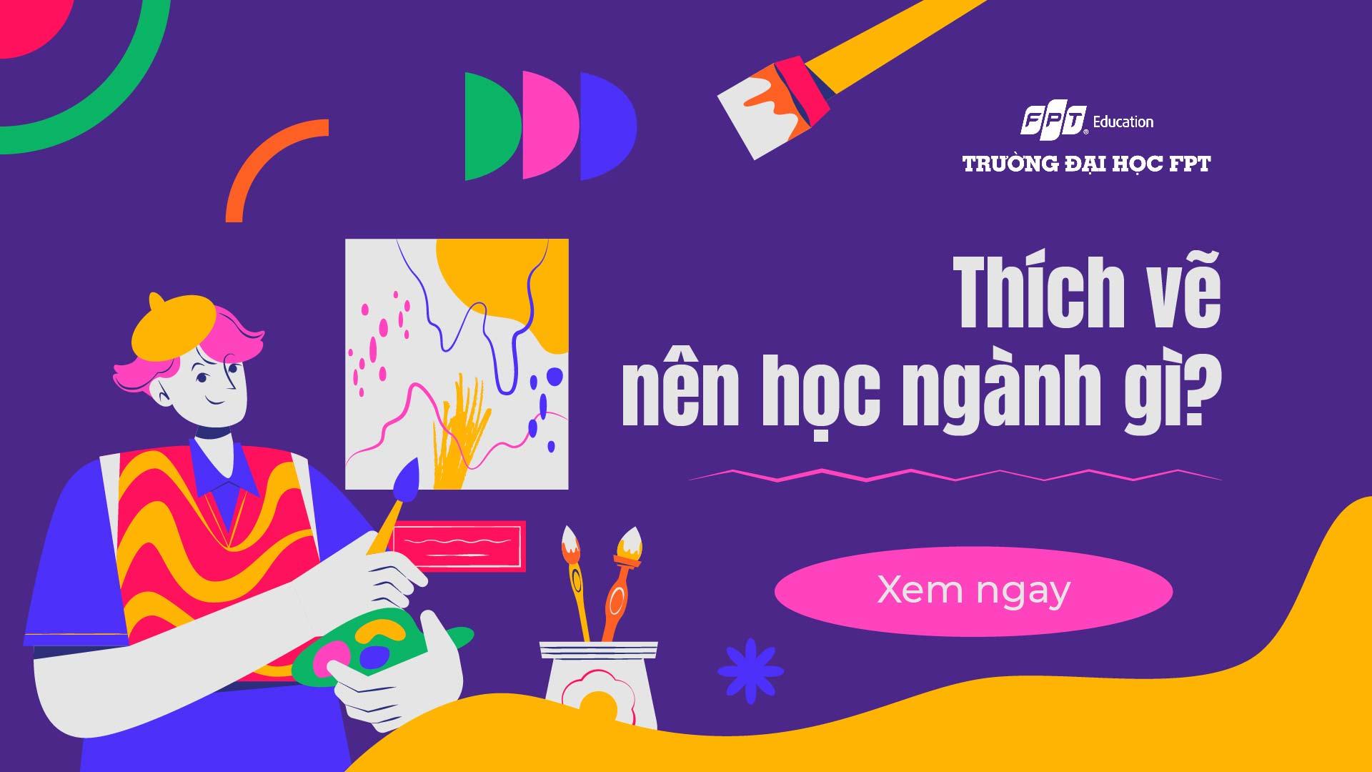 Thích vẽ nên học ngành gì? [TOP 6]