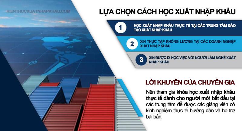 Lộ trình học xuất nhập khẩu cho người chưa biết gì