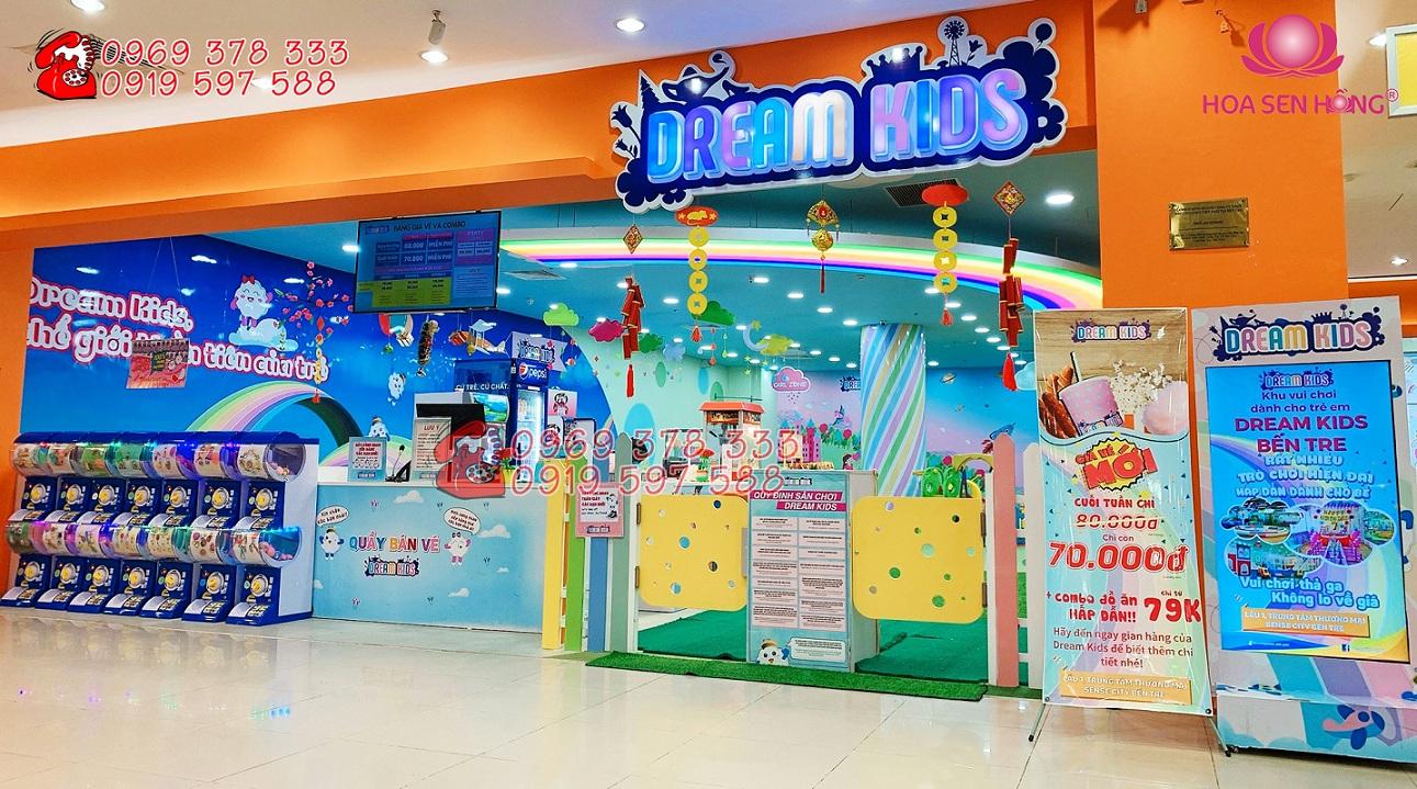 KHU VUI CHƠI GIẢI TRÍ DREAM KIDS TẠI SENSE CITY BẾN TRE - ĐẦU TƯ KHU VUI CHƠI TRẺ EM TRONG NHÀ