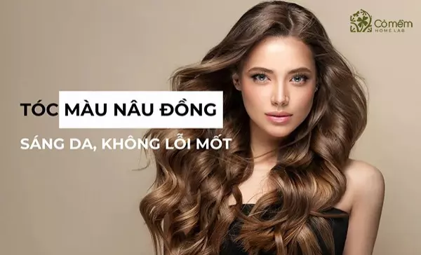 tóc màu nâu đồng