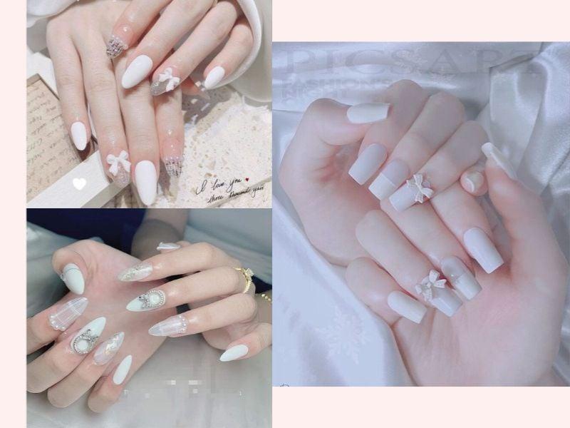 20+ mẫu nail cô dâu sang trọng và lộng lẫy trong ngày đặc biệt