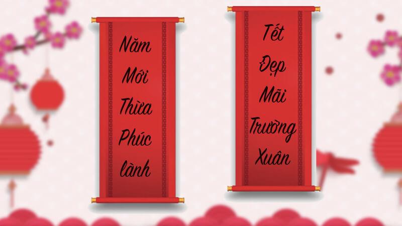 Câu đối Tết hay