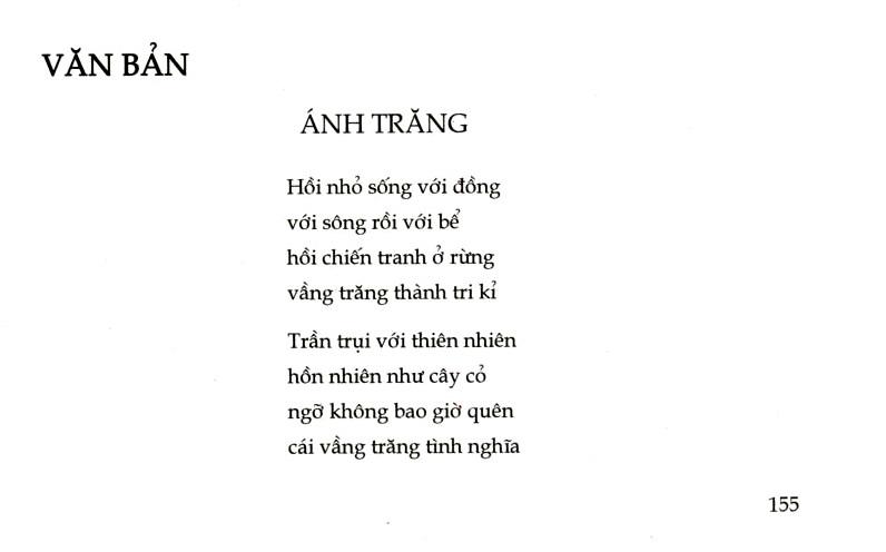 soạn bài Ánh trăng Ngữ văn 9