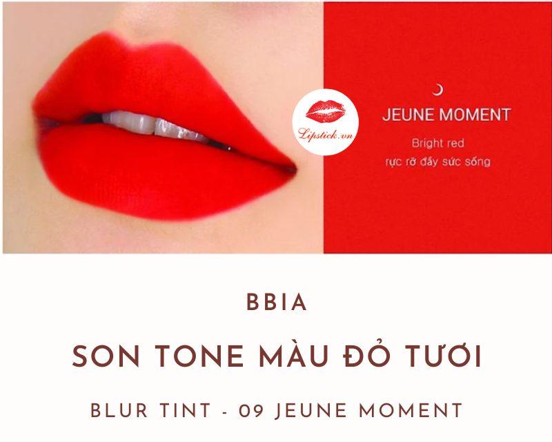 Son Bbia 09 Jeune Moment Màu Đỏ Tươi