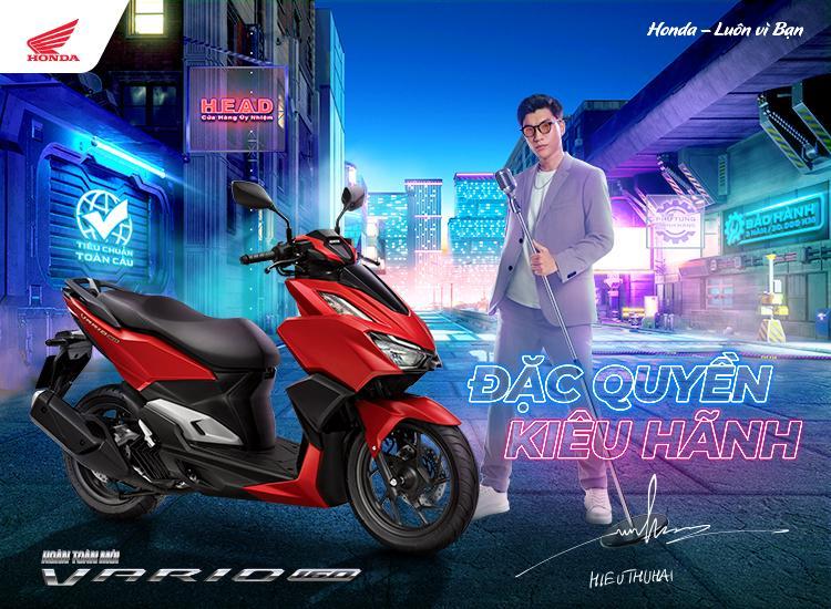 Honda VARIO 160 – Phiên bản Thể Thao – Xám Đen Bạc