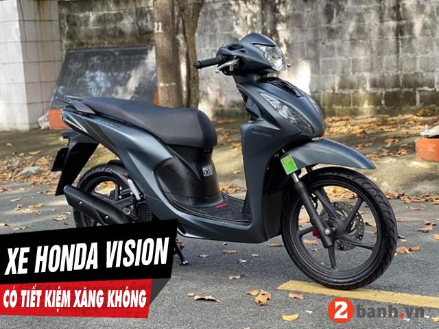 Bình xăng xe Vision bao nhiêu lít? Vision 2024 có tiết kiệm xăng không?