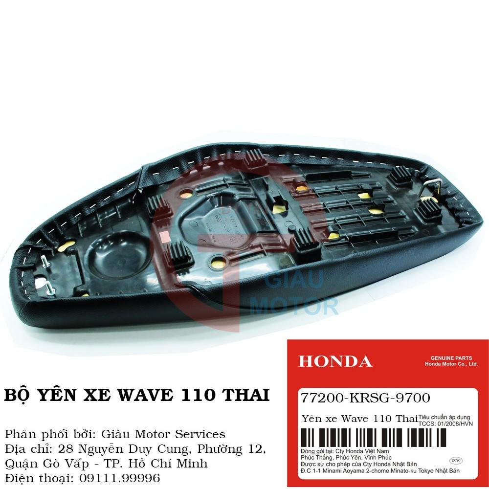 Yên Xe Wave Thái 110 Chính Hãng Honda Thái