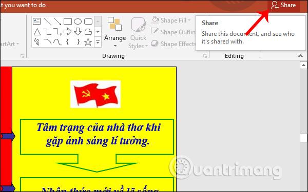 Cách chia sẻ bài thuyết trình PowerPoint