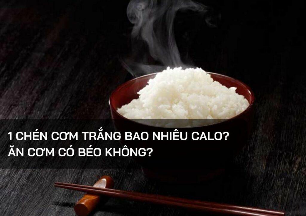 1 chén cơm trắng bao nhiêu calo? Ăn cơm có béo không?