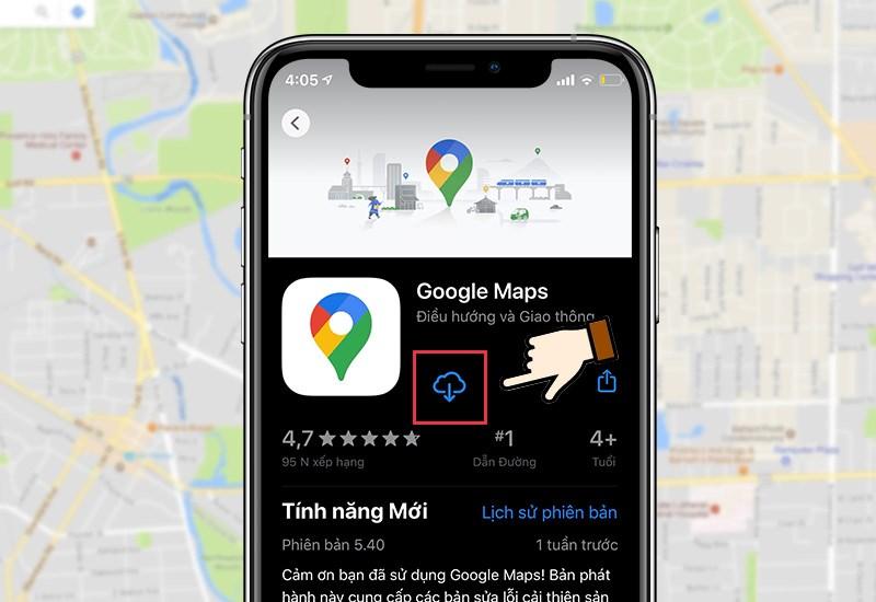 Hướng dẫn tải bản đồ Việt Nam của Google Map