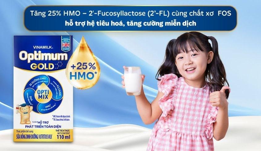 Sữa pha sẵn cho bé Optimum hỗ trợ hệ tiêu hóa