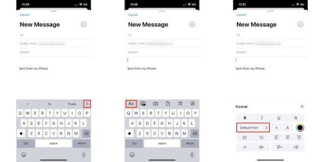 Tìm Font Manager qua ứng dụng email