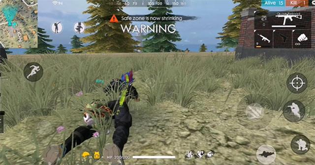 meo dang nam dung len chay free fire