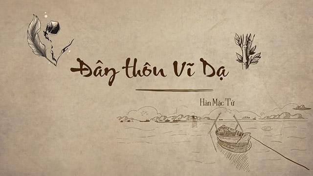 Ý nghĩa nhan đề Đây Thôn Vĩ Dạ - Hàn Mặc Tử