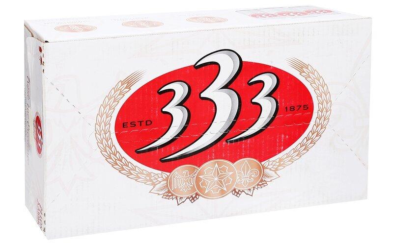 Bia 333 thùng 24 lon x 330ml