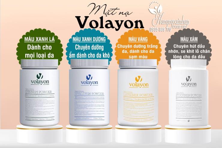 Mặt nạ Volayon dạng bột 500g của Hàn Quốc đủ 4 màu `