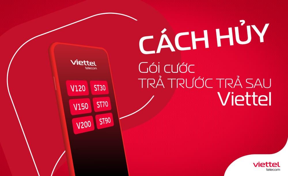 3 Cách hủy gói V160T Viettel thành công nhanh chóng