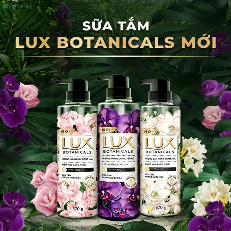 Sữa Tắm Lux Botanicals Hoa Hồng Pháp Nồng Nàn 570g