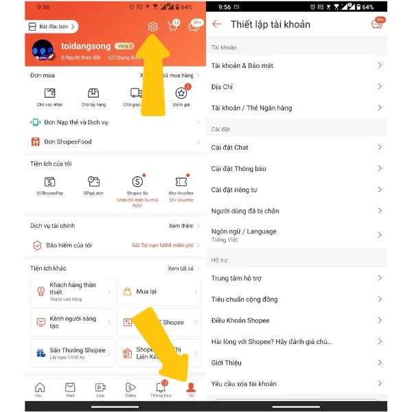 Cách hủy liên kết tài khoản ngân hàng với Shopee thế nào?
