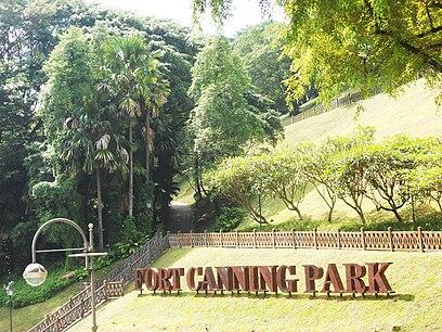 Sang Nila Utama Garden, Fort Canning Hill, Singapore.