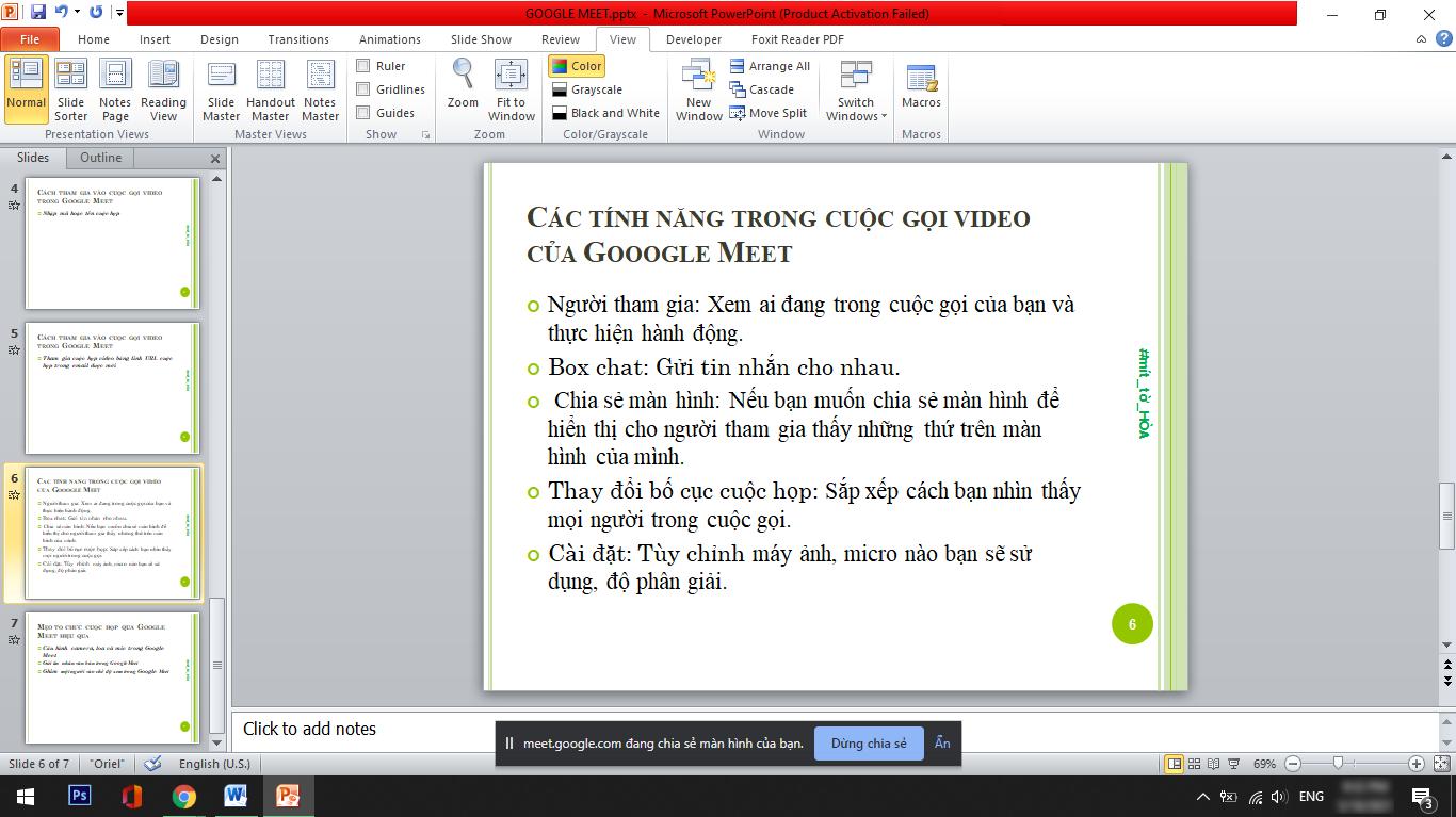 HUTECH | Trung tâm Quản lý Công nghệ Thông tin - Tin Tức - Hướng dẫn sử dụng Google Meet dành cho Giảng viên