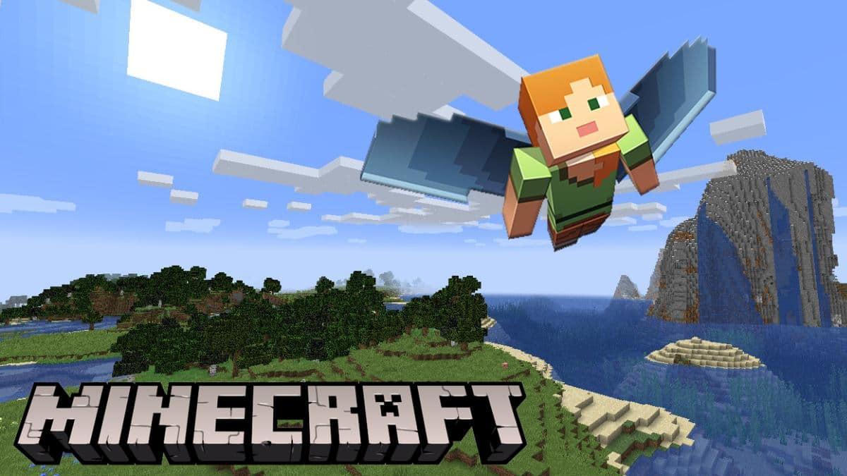 Cách bay trong Minecraft với chế độ Creative hoặc Survival