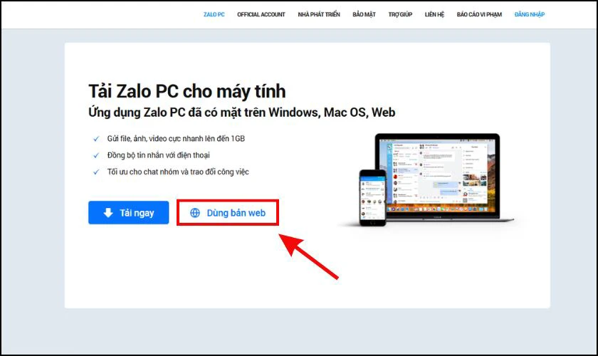 Cách đăng nhập Zalo trên máy tính không cần quét mã QR