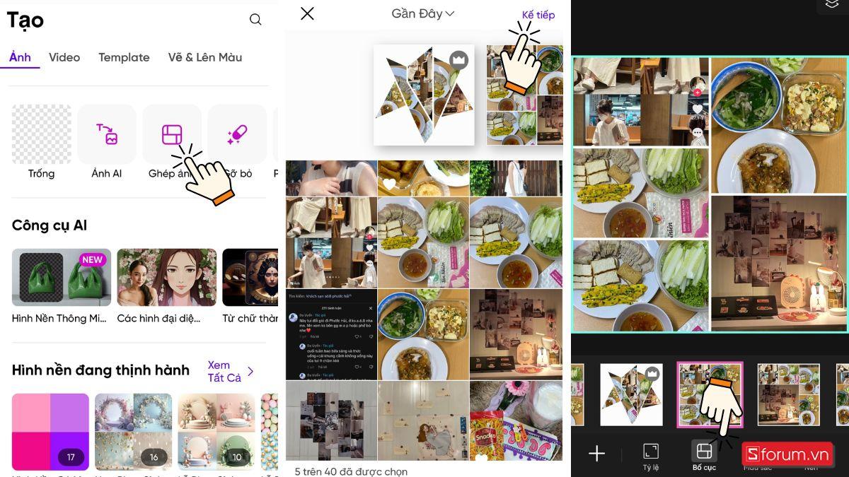Hướng dẫn 6 cách ghép ảnh trên PicsArt chi tiết nhất