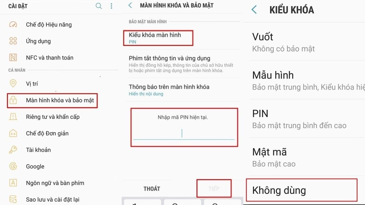 3 Cách xoá mật khẩu màn hình Samsung đơn giản, dễ dàng
