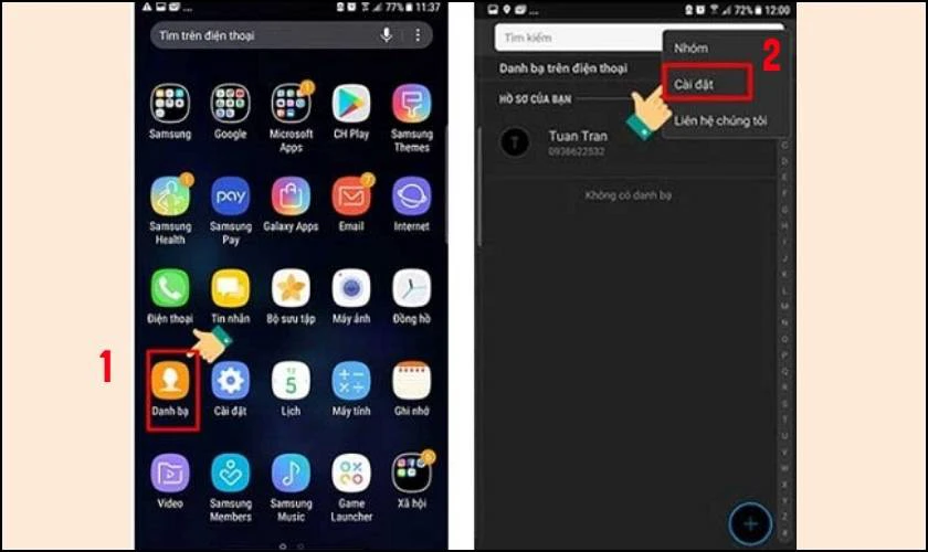 Cách copy danh bạ từ SIM vào máy Samsung, iPhone, OPPO