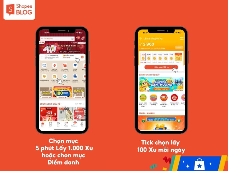 Chia sẻ bí kíp kiếm Shopee Xu mua sắm thả ga